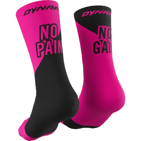 ponožky DYNAFIT No Pain No Gain pink black