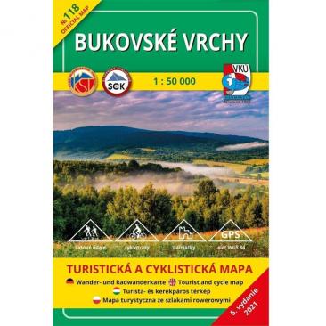 mapa Bukovské vrchy 1:50 000