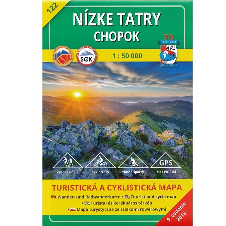 mapa Nízke Tatry - Chopok
