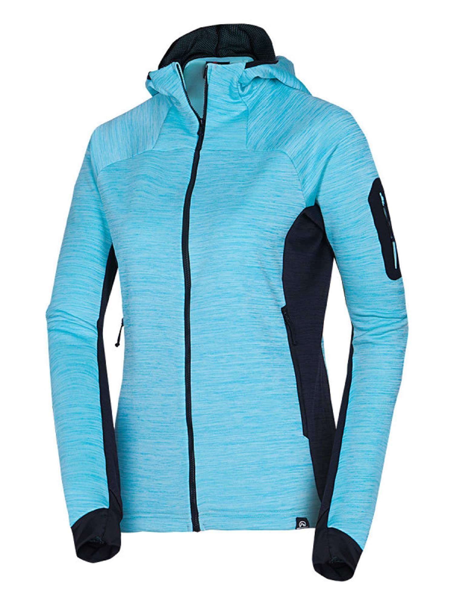 mikina NORTHFINDER Joni light blue-black